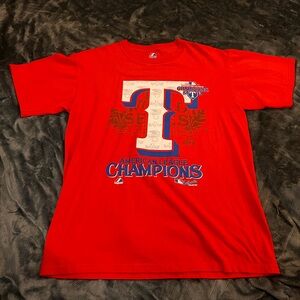 Authentic 2011 ALCS Texas Rangers Shirt